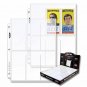 BOX of 100 BCW PRO 6-POCKET BINDER PAGES