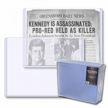 10X BCW Newspaper Topload Holder - 13x11