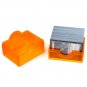 1x BCW Spectrum Prism Deck Case - Sunset Orange (Holds 100 Cards)
