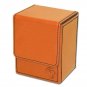 BCW Padded Leatherette Deck Case LX Orange