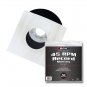20X BCW Paper Record Sleeves 45 RPM - SQ Corners - With Hole