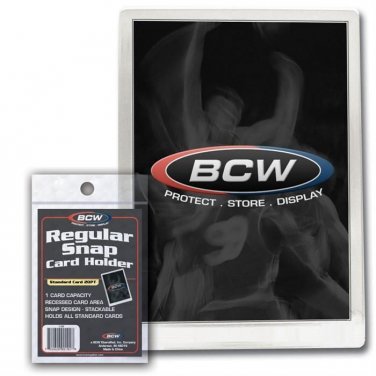 100X BCW Regular Snap Card Holder