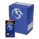 1x BCW GAMING DECK CASE Matte BLUE Box - Holds 80 Cards w/Card Divider 1-DC-BLU 1x BCW GAMING DECK CASE Matte BLUE Box - Holds 80 Cards w/Card Divider 1-DC-BLU