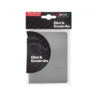 20X BCW Deck Guard - Double Matte - Gray