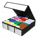 BCW Card Game Box - 3 Row - Black with White (1-CGB-3R-BWT)(HOLDS 1500 CARDS) BCW Card Game Box - 3 Row - Black with White (1-CGB-3R-BWT)(HOLDS 1500 CARDS)