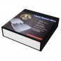 BCW Card Game Box - 3 Row - Black with White (1-CGB-3R-BWT)(HOLDS 1500 CARDS)