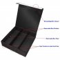 BCW Card Game Box - 3 Row - Black with White (1-CGB-3R-BWT)(HOLDS 1500 CARDS)