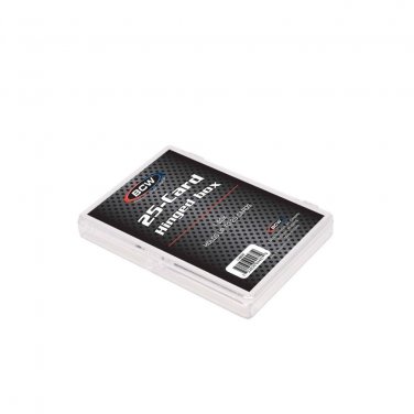 25X BCW Hinged Trading Card Box - 25 Count