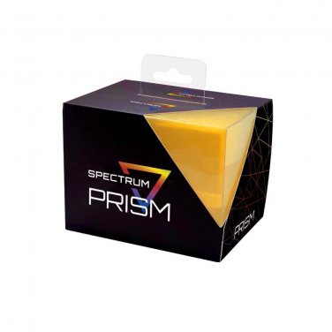 1x BCW Spectrum Prism Deck Case - Xanthic Yellow (Holds 100 Cards)