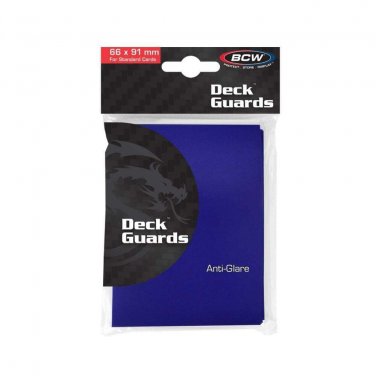 10X BCW Deck Guard - Double Matte - Blue