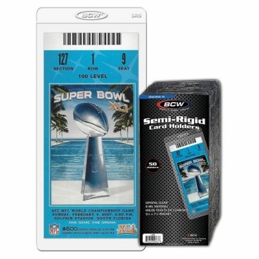 BCW 1-SR5 Semi-Rigid Card Holder #5