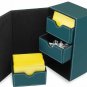 BCW Teal Leatherette Deck Box Vault LX Hold 200 Sleeved