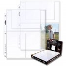 Box of 100 PRO 3-POCKET PHOTO PAGE (1-PRO3T-100) Box of 100 PRO 3-POCKET PHOTO PAGE (1-PRO3T-100)