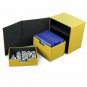 BCW Yellow Leatherette Deck Box Vault LX Hold 100 Sleeved