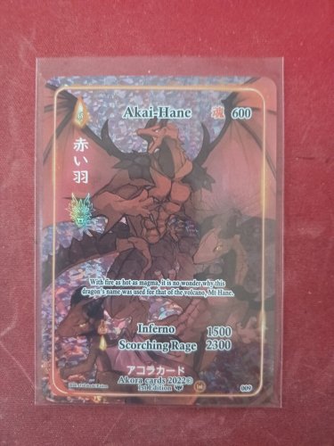 AKORA SINGLES - "Akai-Hane" FULL ART GENERATIONAL RARE