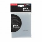 Clear Anti-Glare Deck Guards Standard Sized Card Sleeves BCW Pack of 50 Clear Anti-Glare Deck Guards Standard Sized Card Sleeves BCW Pack of 50