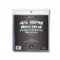 10X BCW 45 RPM Record Sleeves - 4 MIL
