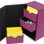 BCW Pink Leatherette Deck Box Vault LX Hold 200 Sleeved