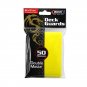 50 BCW GAMING DECK GUARD (SLEEVES) - MATTE - YELLOW