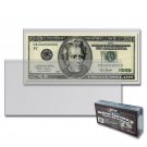 10X BCW Deluxe Currency Holder - Regular Bill 10X BCW Deluxe Currency Holder - Regular Bill