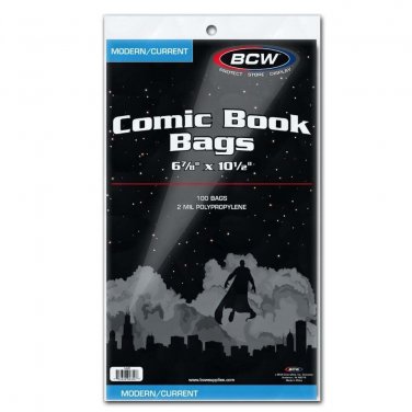 4X BCW Current/Modern Comic Bags