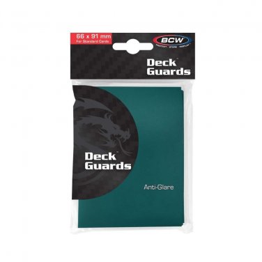 50 BCW GAMING DECK GUARD (SLEEVES) - MATTE - TEAL