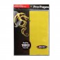 20X BCW Side Loading 18-Pocket Pro Pages - Yellow
