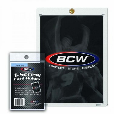10X BCW 1-Screw Super Thick Card Holder - 120 PT.