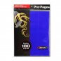 20X BCW Side Loading 18-Pocket Pro Pages - Blue