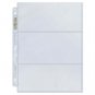 Box of 100 Ultra Pro Platinum Series Pages 3-Pocket Currency
