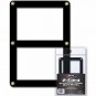 200X BCW 2 Card Screwdown holder - Black Border