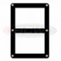 200X BCW 2 Card Screwdown holder - Black Border