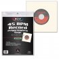 50 Pack BCW RESEALABLE 45 RPM BAGS - 7 3/8 X 7 5/8 (1-BAG-45RPM-R)