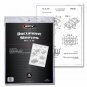 Pack of 100 BCW 8.5X11 Document Sleeves (1-8.5X11SLV)