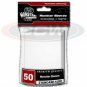 50 Monster Protectors Glossy Sleeves - Large - No Logo - White Fit Standard CCG