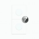 Bulk of 100 Paper Flips 2x2 - Nickel (1-PF2-NIC-BULK)