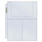 Box of 100 Ultra Pro Platinum Series Pages 3-Pocket Photo