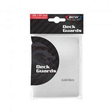 10X BCW Deck Guard - Double Matte - White