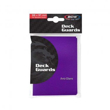 10X BCW Deck Guard - Double Matte - Purple