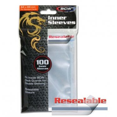10X BCW Resealable Inner Sleeves