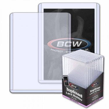 5X BCW Thick Card Topload Holder - 197 PT.