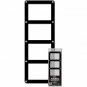 1 BCW Black Bordered Screwdown Standard Sized 4-Card Holder