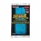 One (1) YuGiOh 25th Anniversary Rarity Collection 2 Booster Pack One (1) YuGiOh 25th Anniversary Rarity Collection 2 Booster Pack