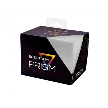 BCW Prism Deck Case - Pale Moon White