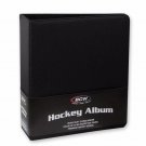 1 BCW 3" Heavy Duty D-ring Premium Black Hockey Collectors Binder Album 1 BCW 3" Heavy Duty D-ring Premium Black Hockey Collectors Binder Album