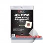 1 pack of 100 BCW 7 3/8" x 7 5/8" Resealable 45 RPM Record Bags