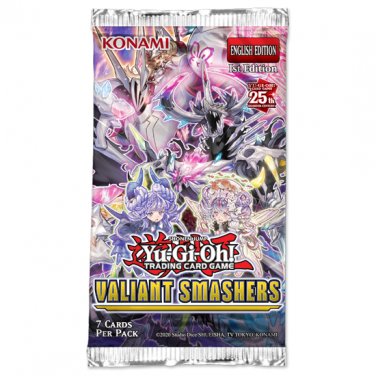 One (1) YU-GI-OH CCG: Valiant Smashers Booster Pack