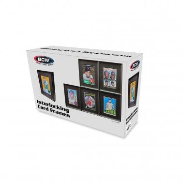 1X BCW Interlocking Card Frames - Black