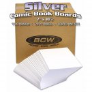 1 case of 1000 (Bulk) BCW 7" x 10" Silver Age Comic White Backing Boards