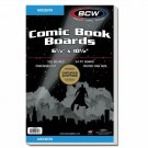 1 pack of 100 BCW Acid Free 6 5/8" x 10 1/2" Modern Comic White Backing Boards 1 pack of 100 BCW Acid Free 6 5/8" x 10 1/2" Modern Comic White Backing Boards